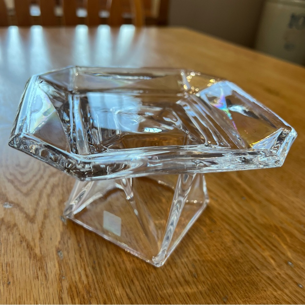 Partylite Retired Reversible Crystal Candle Holder - Picture 3 of 13